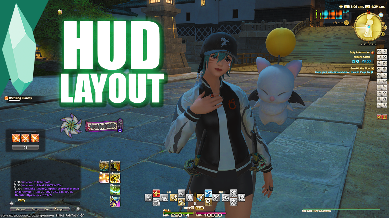 FFXIV | Como eu configurei minha HUD