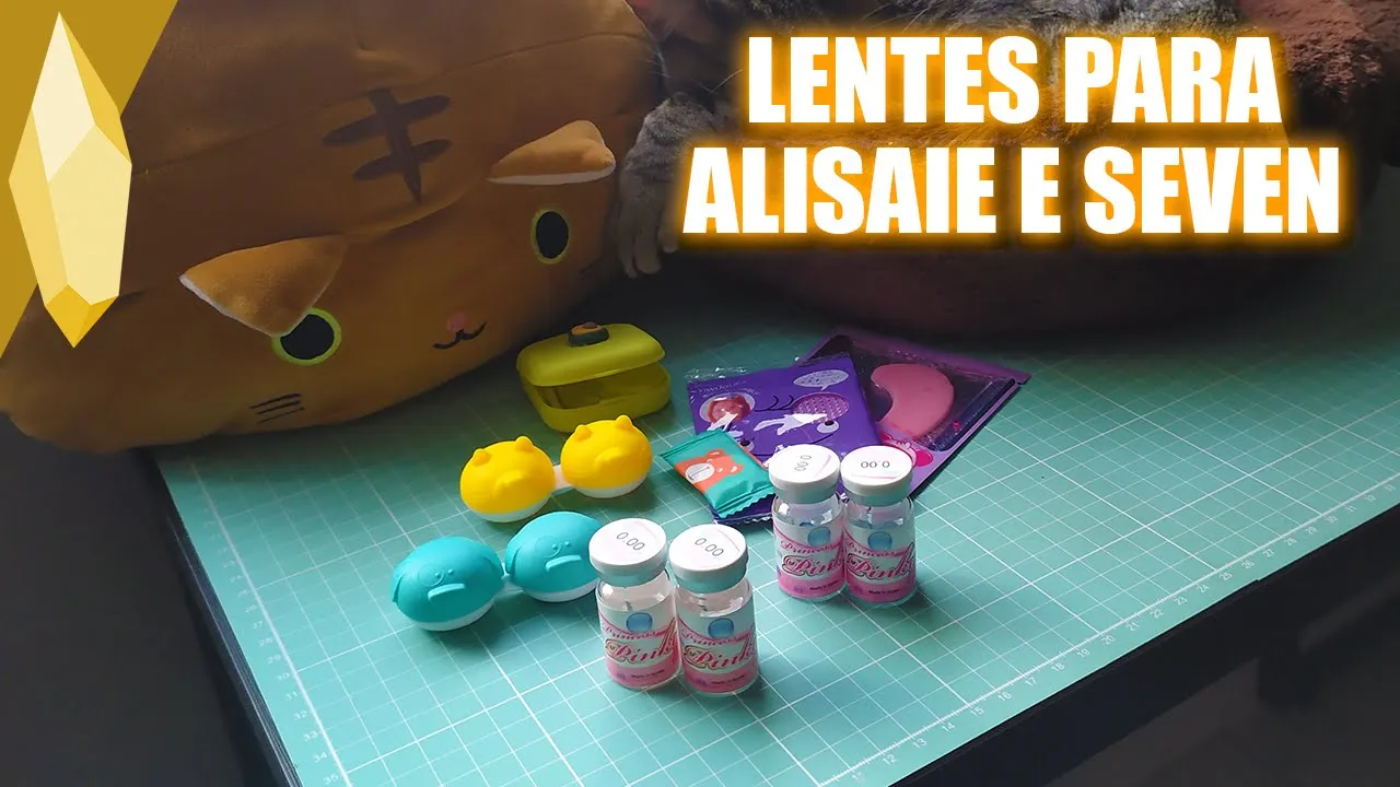 Lentes Persona Pink e Lunar Earth Blue (Pinky Paradise) | Unboxing