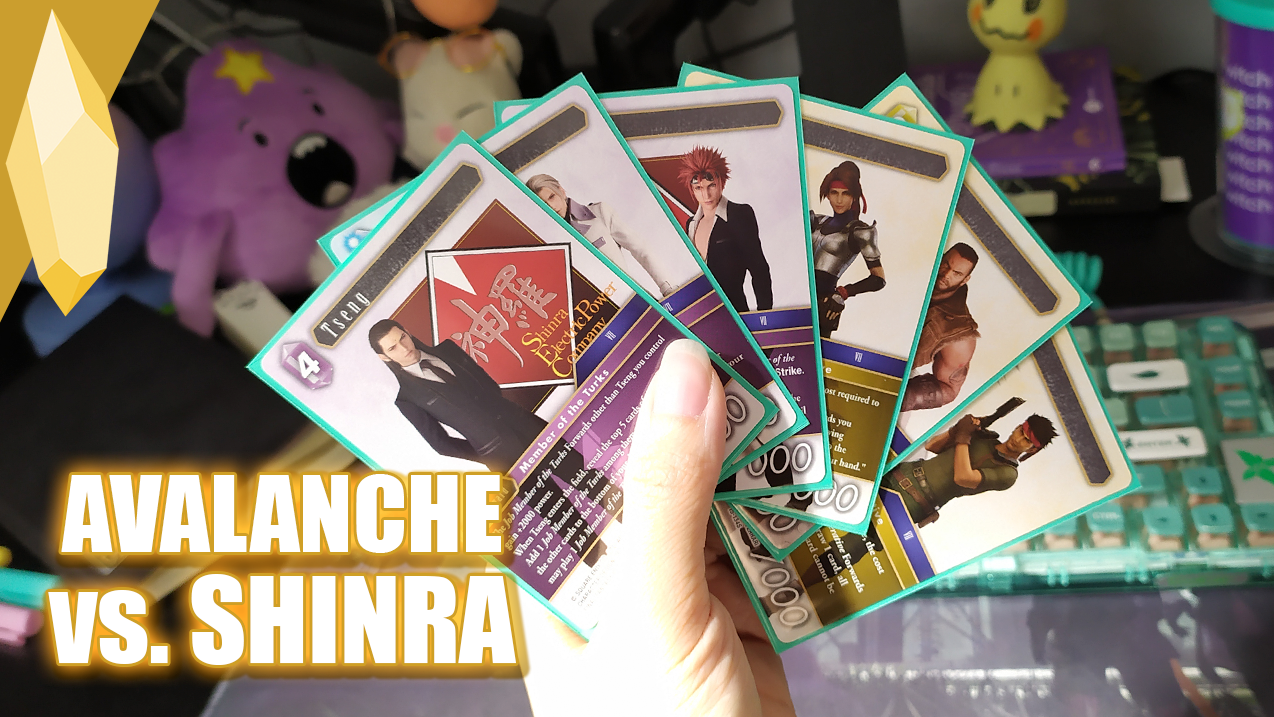 COMPREI o FFTCG AVALANCHE vs. SHINRA | Unboxing