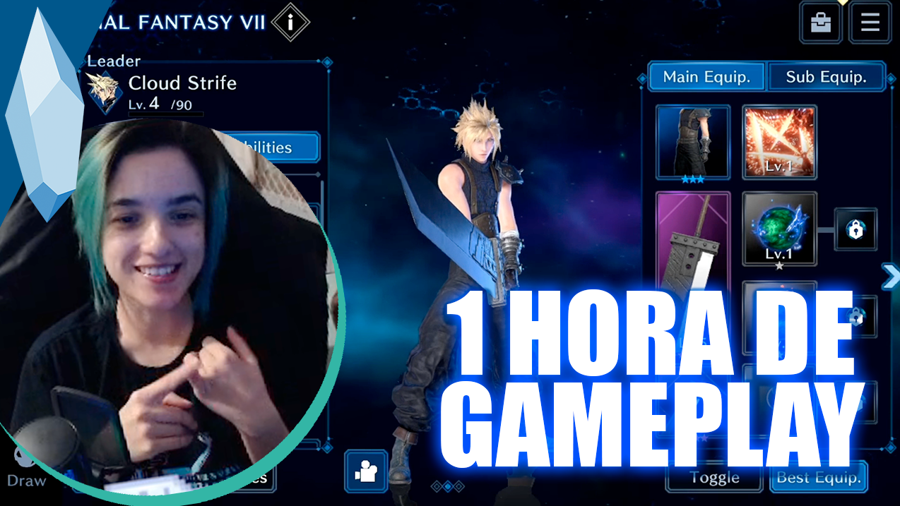 REAGINDO à GAMEPLAY de EVER CRISIS FINAL FANTASY VII