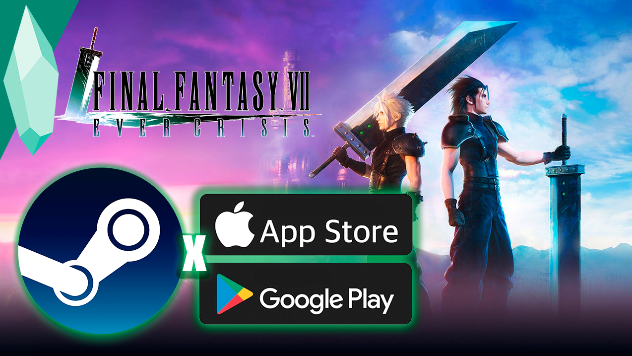 FFVII Ever Crisis | CELULAR e PC com a MESMA CONTA
