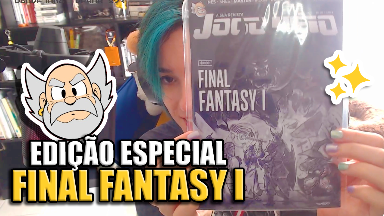 Revista Jogo Véio ESPECIAL FINAL FANTASY I | Unboxing + Bookflip