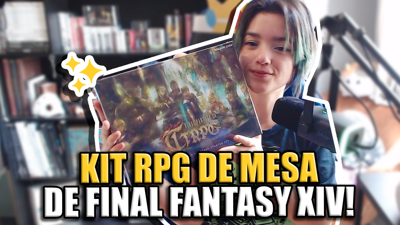 FINAL FANTASY XIV TTRPG – KIT INTRODUTÓRIO | Unboxing
