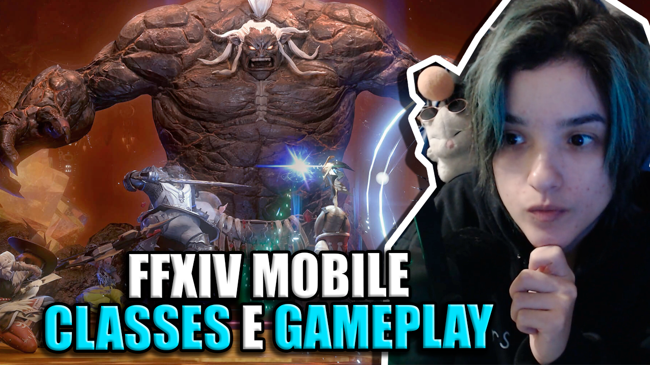 Comentando sobre as CLASSES e GAMEPLAY do FFXIV MOBILE!