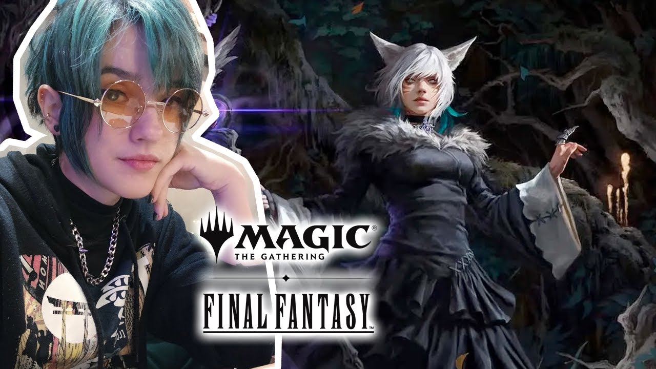 COMENTANDO arte e origem das cartas de MTG x FF ( FF 14 ao 16 ) + BOOSTER ✨